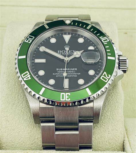 rolex submariner grün mark 1|rolex green submariner.